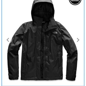 The North Face rain jacket